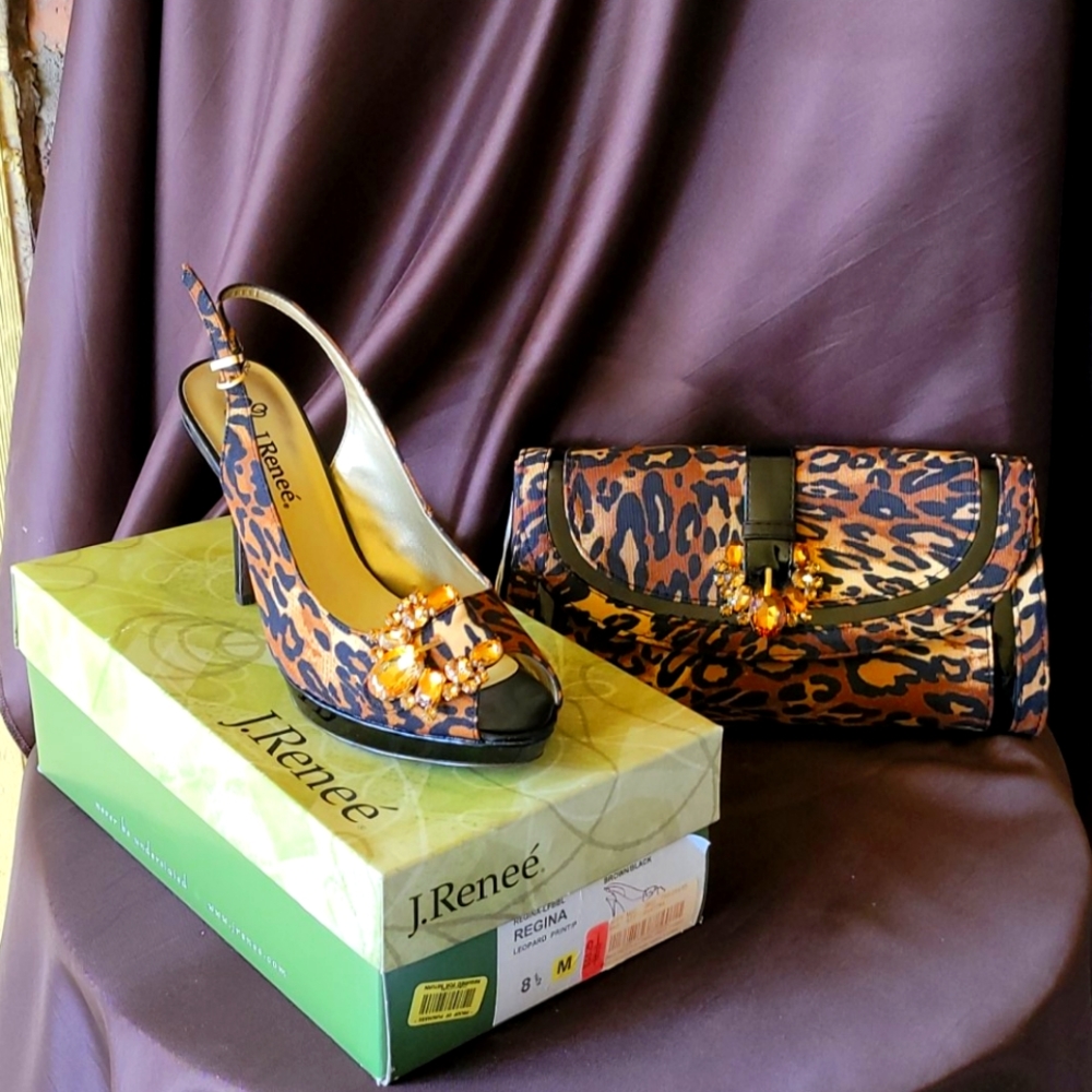 J. Renee Shoes and Purse Set